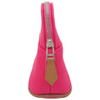 Hermes Bolide Pouch Mini Hibiscus Pink Orange Canvas — view 4