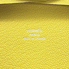 Hermes Coin Purse Bastia Lime Chevre Mysore — view 6