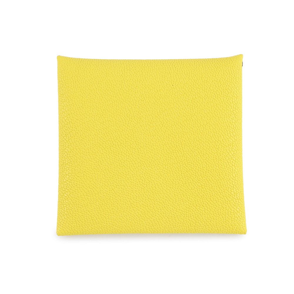 Hermes Coin Purse Bastia Lime Chevre Mysore — view 3