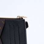 Louis Vuitton Porte Cartes Recto Verso Coin Purse Monogram Canvas Brown Black — view 8