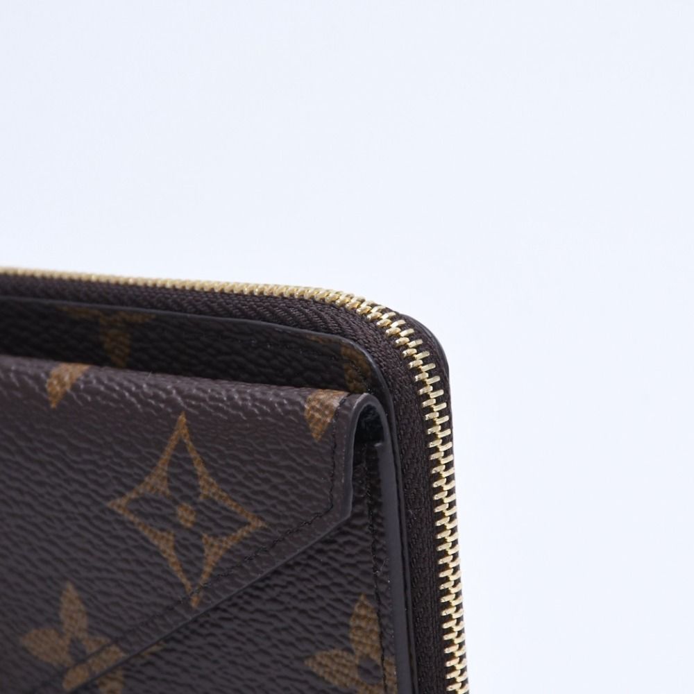 Louis Vuitton Porte Cartes Recto Verso Coin Purse Monogram Canvas Brown Black — view 4