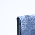 Louis Vuitton Envelope Business Card Holder Case Monogram Damoflage Indigo Blue — view 6