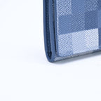 Louis Vuitton Envelope Business Card Holder Case Monogram Damoflage Indigo Blue — view 7