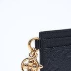 Louis Vuitton Card Case Empreinte LV Charm Noir Black Gold — view 6