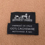 Hermes Large Cashmere Shawl Scarf — view 7