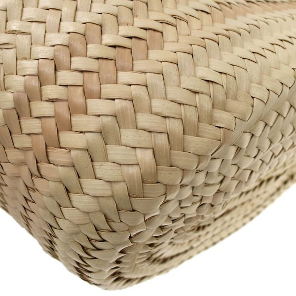 Prada Woven Palm Leather Tote Bag — view 5