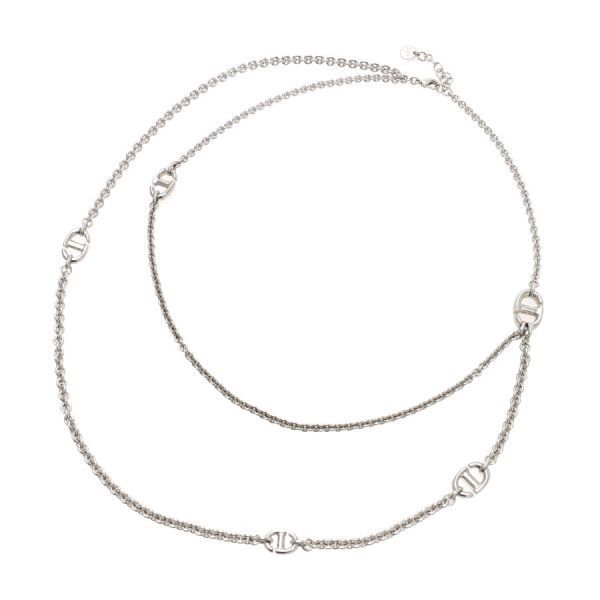 Dior CD Navy Double Necklace