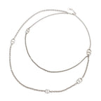 Dior CD Navy Double Necklace