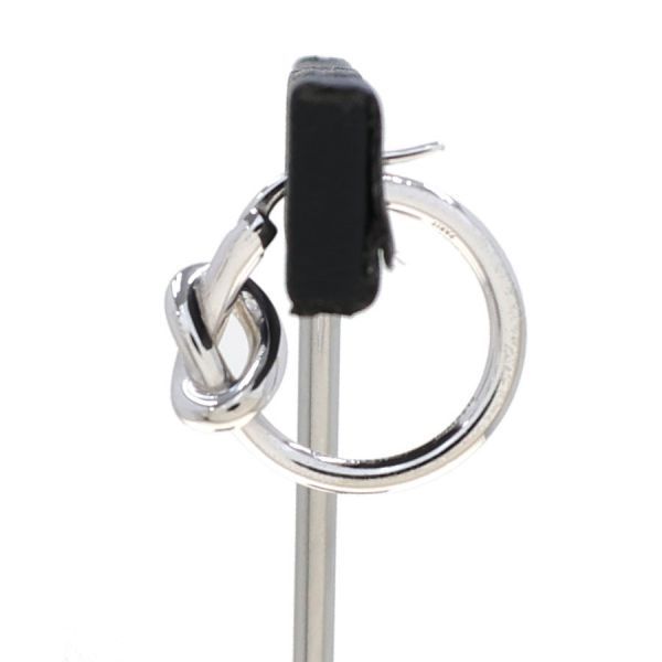 Celine Knot Smallhoop Single Earrings — view 2