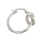 Celine Knot Smallhoop Single Earrings — view 4