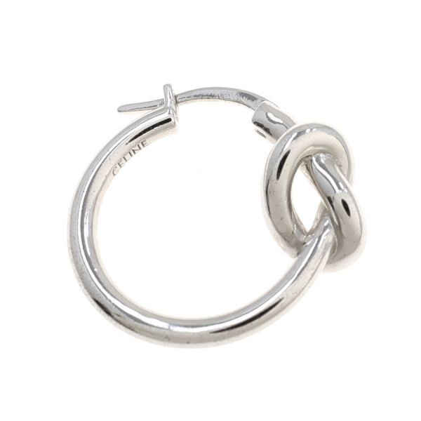 Celine Knot Smallhoop Single Earrings — view 4