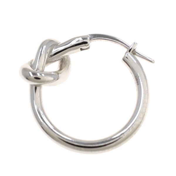 Celine Knot Smallhoop Single Earrings — view 3