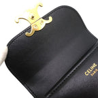 Celine Small Flap Wallet Triomphe Shiny Calfskin — view 5