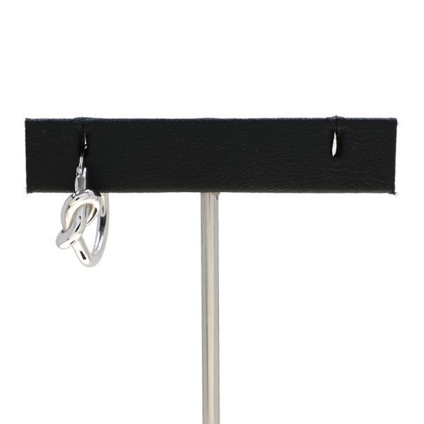 Celine Knot Small Hoop Single Earrings