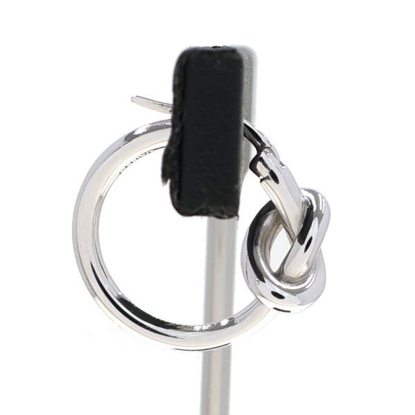 Celine Knot Small Hoop Single Earrings — view 2