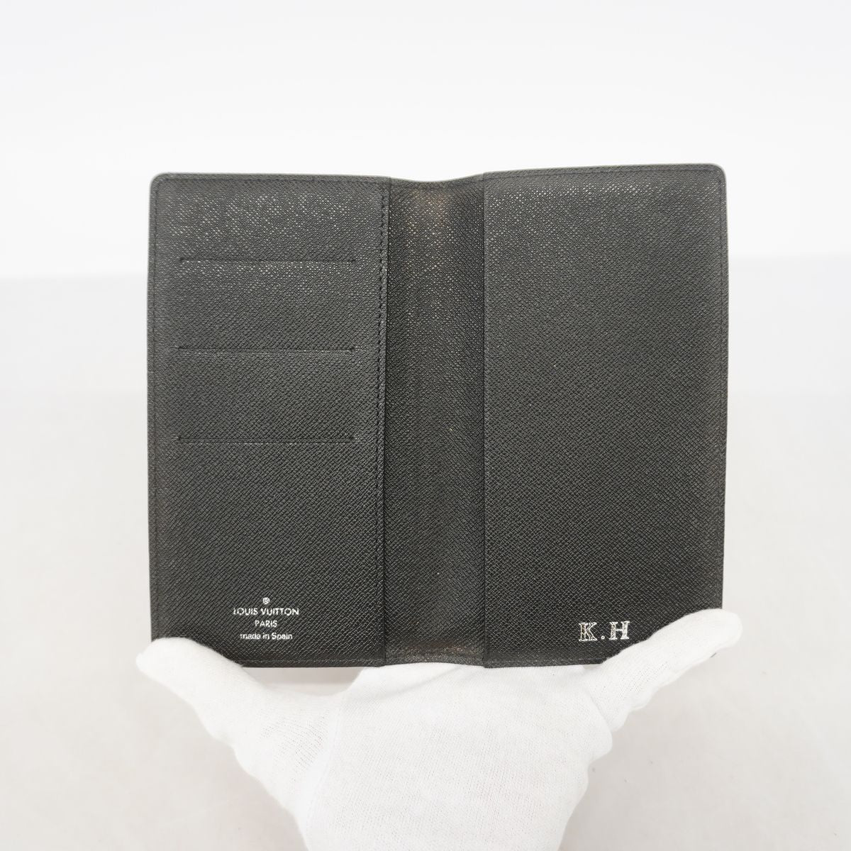 Louis Vuitton Agenda Cover Damier Graphite Poche Black Gray — view 3