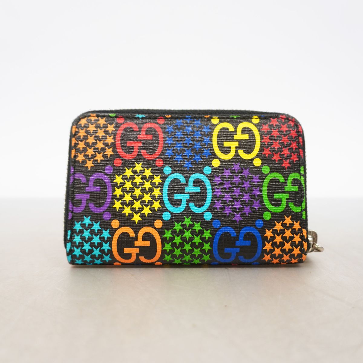 Gucci Coin Purse GG Psychedelic Multicolor Silver — view 7