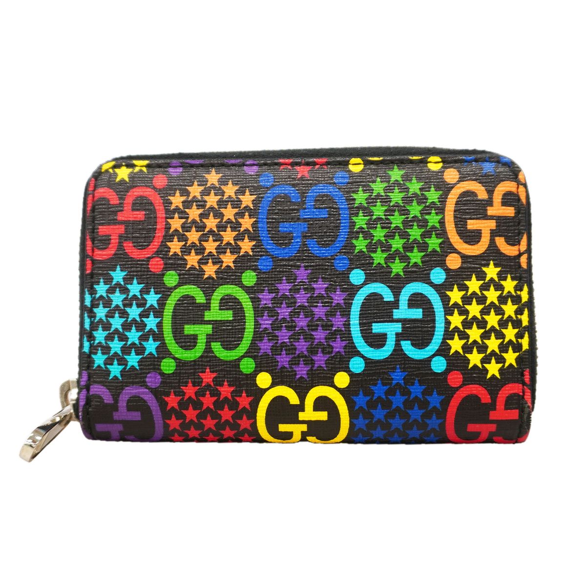Gucci Coin Purse GG Psychedelic Multicolor Silver