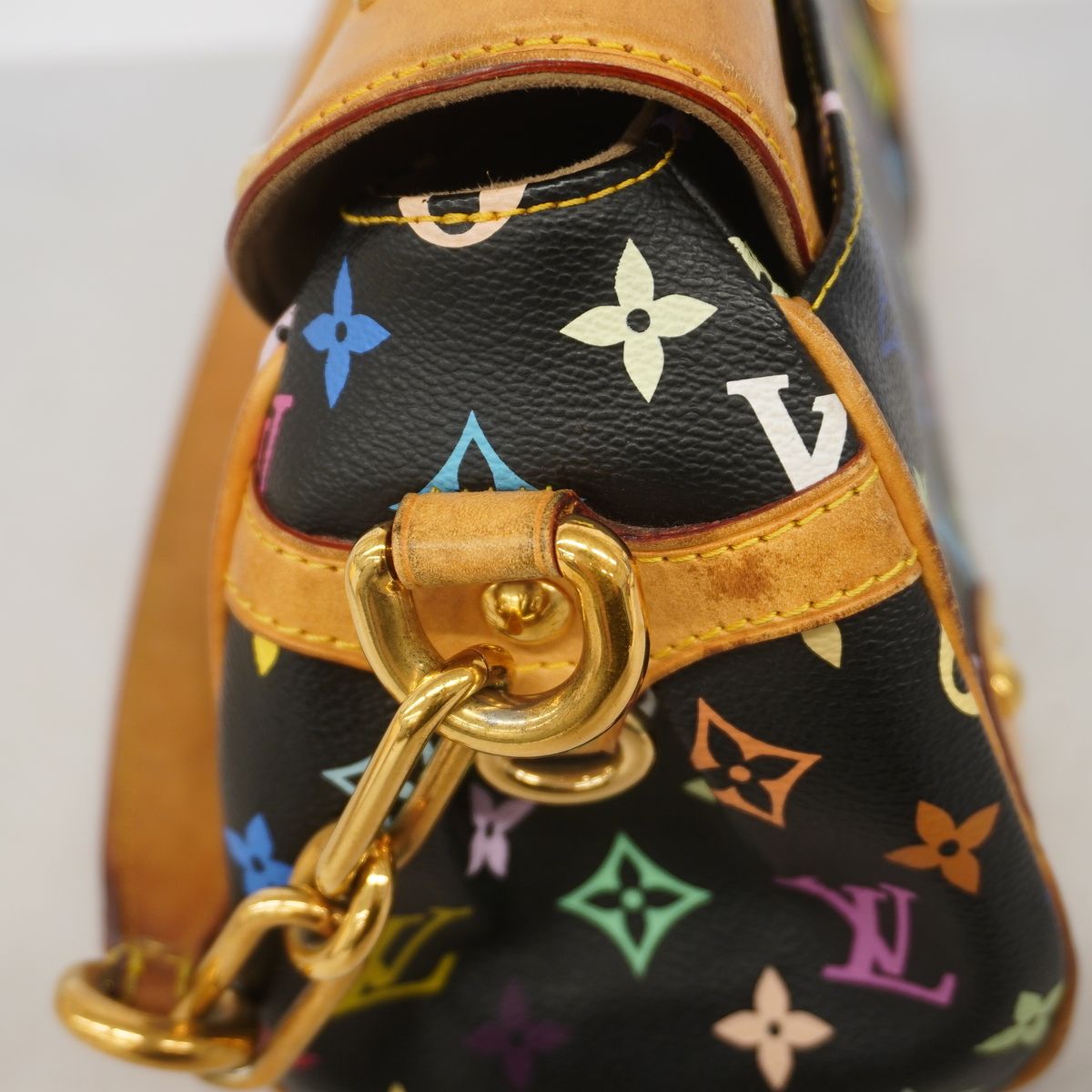 Louis Vuitton Shoulder Bag Monogram Multicolor Beverly MM Blanc — view 7