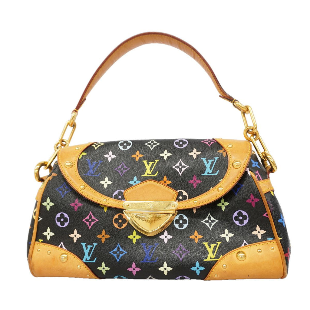 Louis Vuitton Shoulder Bag Monogram Multicolor Beverly MM Blanc