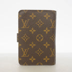 Louis Vuitton Wallet Monogram Porte Papier Zip Brown — view 8