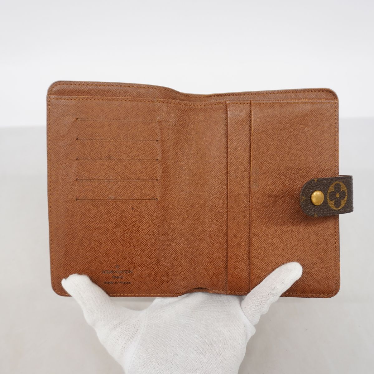 Louis Vuitton Wallet Monogram Porte Papier Zip Brown — view 3