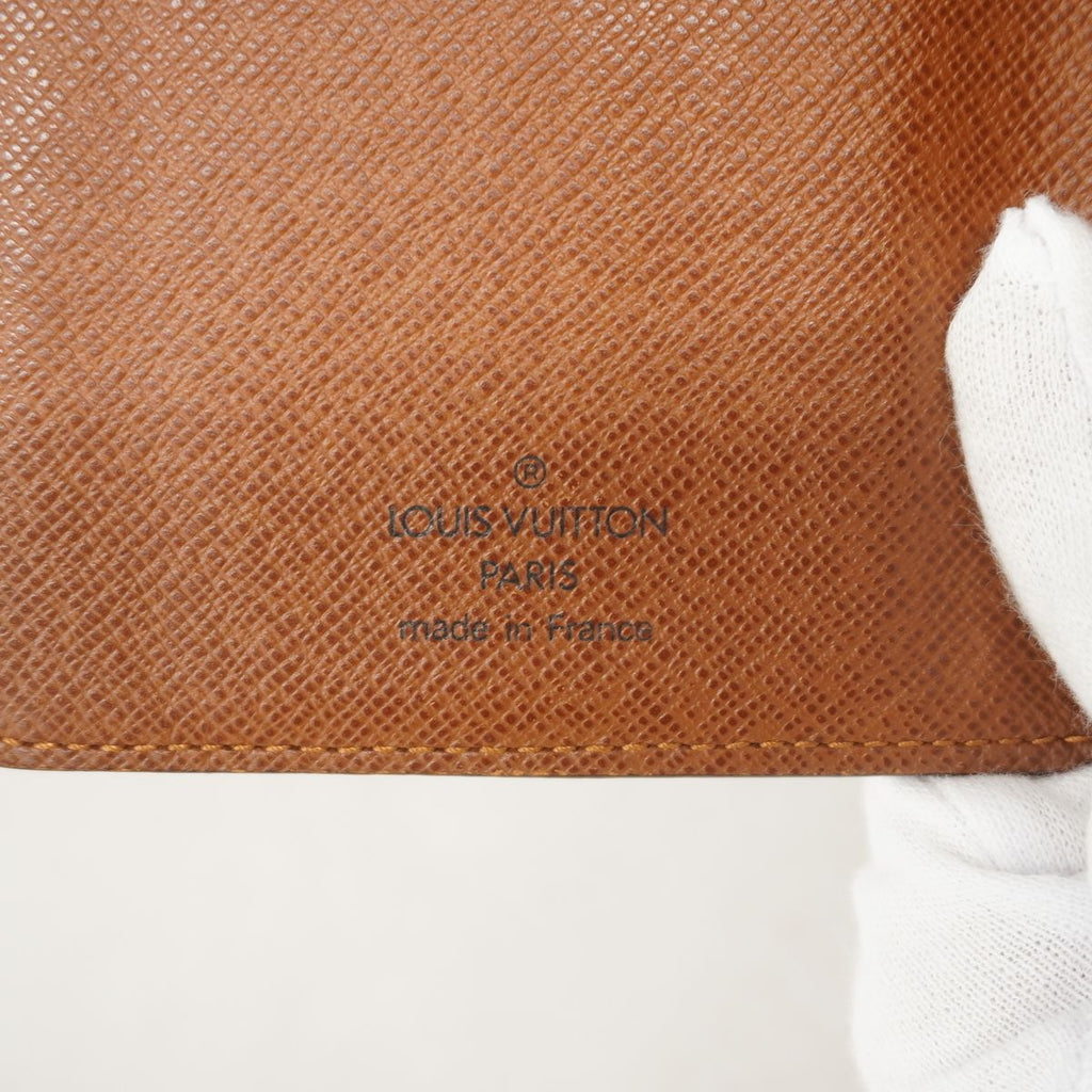 Louis Vuitton Wallet Monogram Porte Papier Zip Brown — view 4