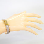Hermes Bangle Clic Anneau Gold Plated Greige Bracelet — view 6