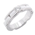 Chanel Ring Ultra Collection White Gold Ceramic Diamond