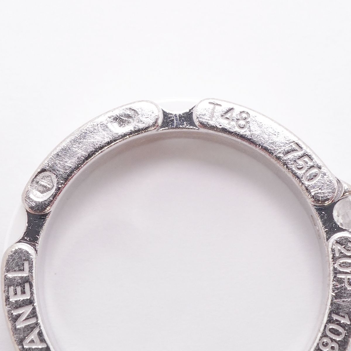 Chanel Ring Ultra Collection White Gold Ceramic Diamond — view 6