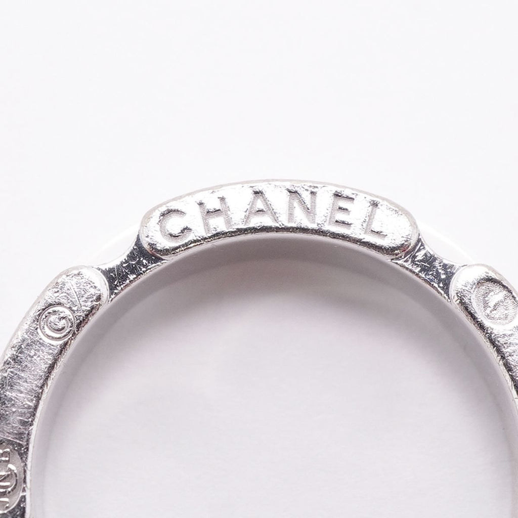 Chanel Ring Ultra Collection White Gold Ceramic Diamond — view 4