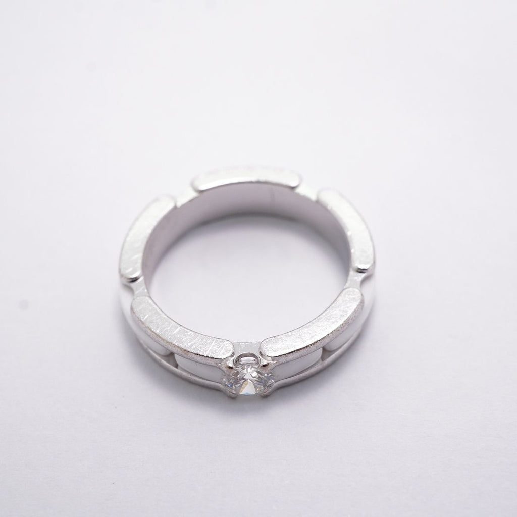 Chanel Ring Ultra Collection White Gold Ceramic Diamond — view 3