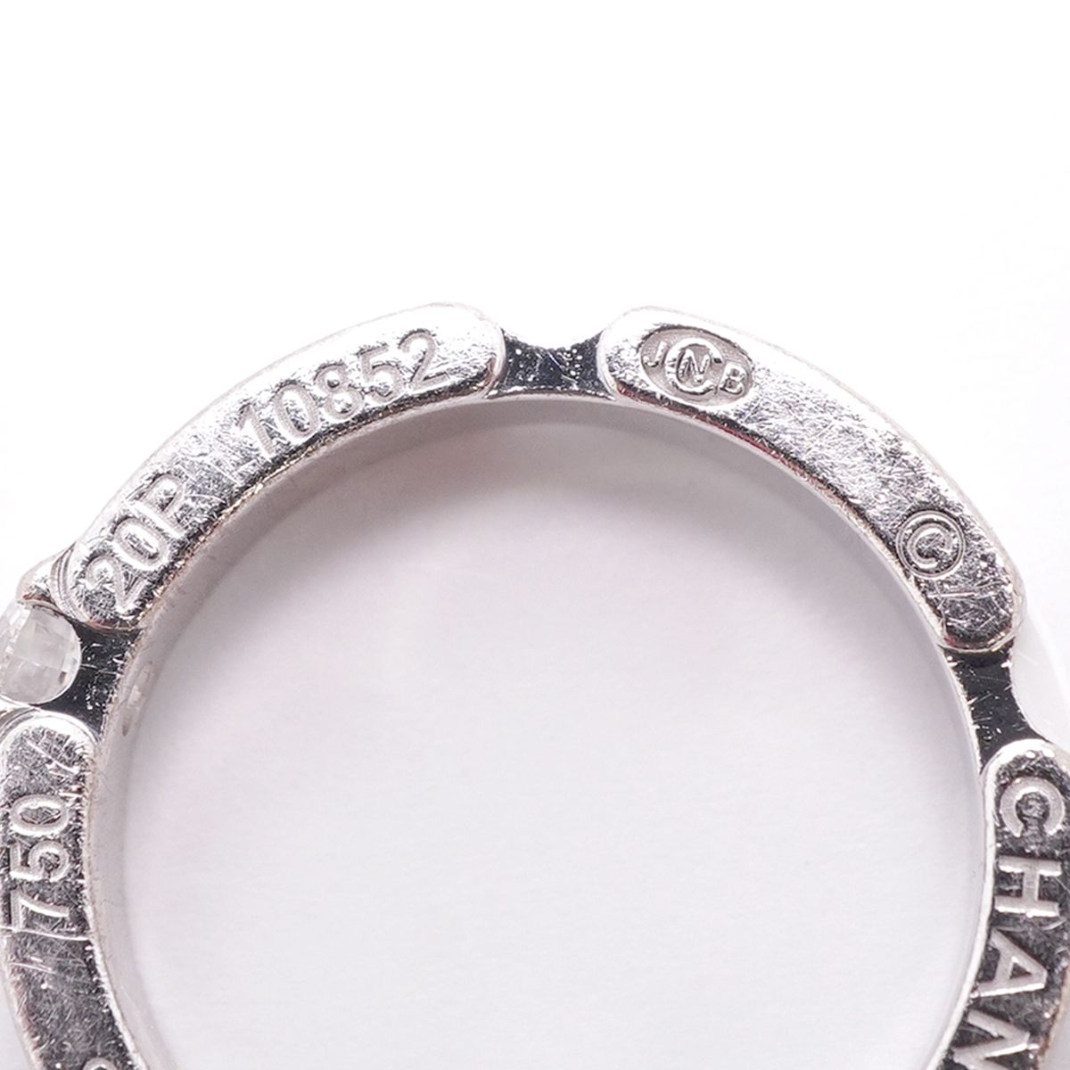 Chanel Ring Ultra Collection White Gold Ceramic Diamond — view 5
