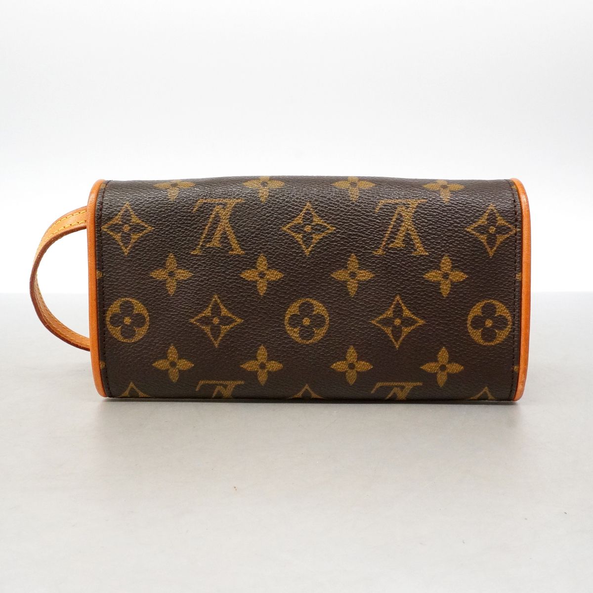 Louis Vuitton Shoulder Bag Monogram Pochette Twin PM Brown — view 8