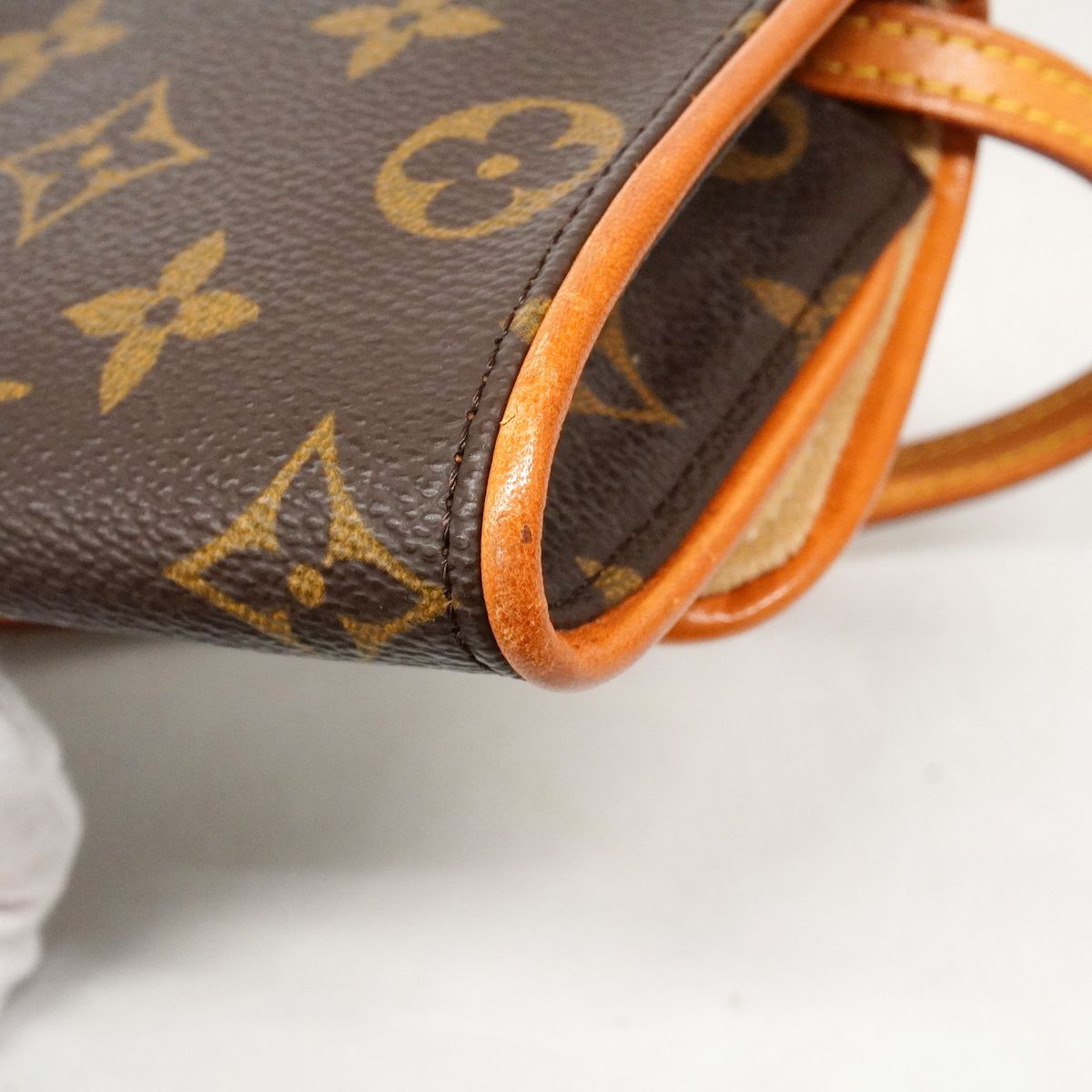 Louis Vuitton Shoulder Bag Monogram Pochette Twin PM Brown — view 6
