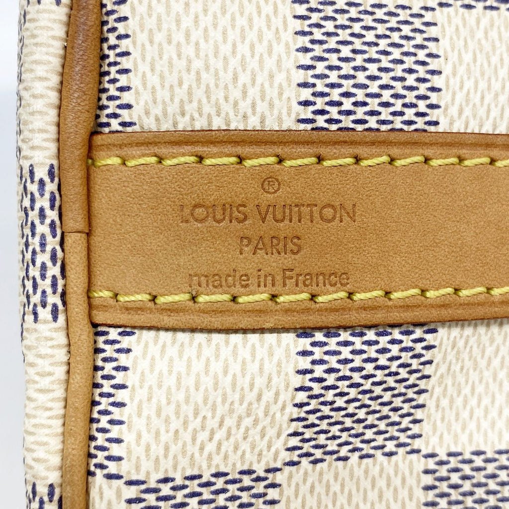Louis Vuitton Handbag Damier Azur Speedy Bandouliere 25 White 2-Way Bag — view 5