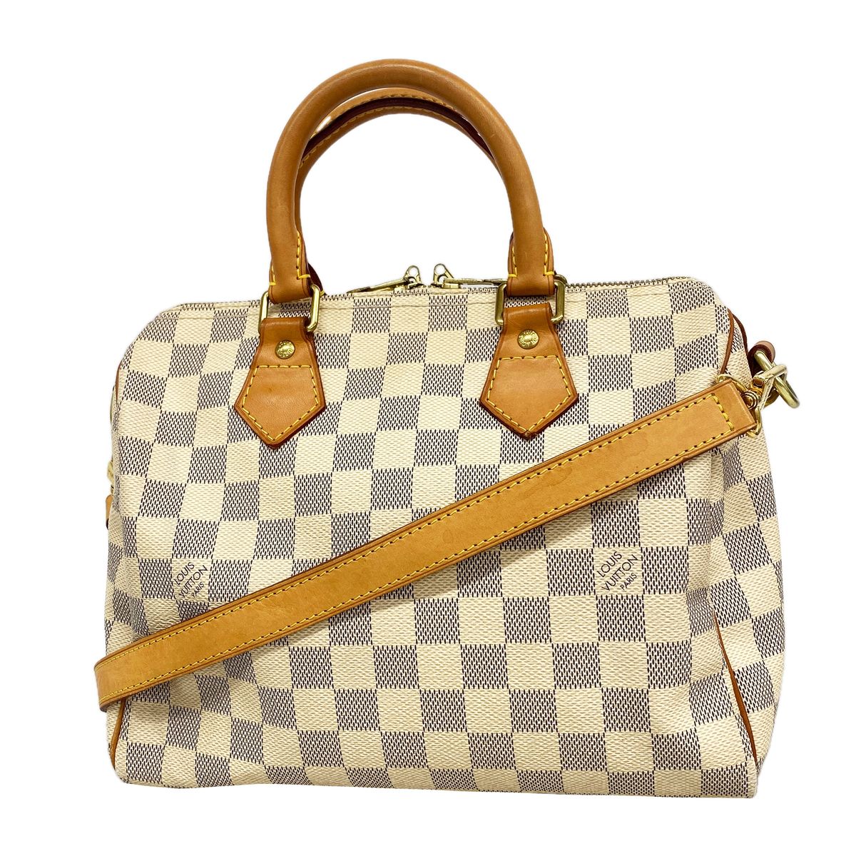 Louis Vuitton Handbag Damier Azur Speedy Bandouliere 25 White 2-Way Bag