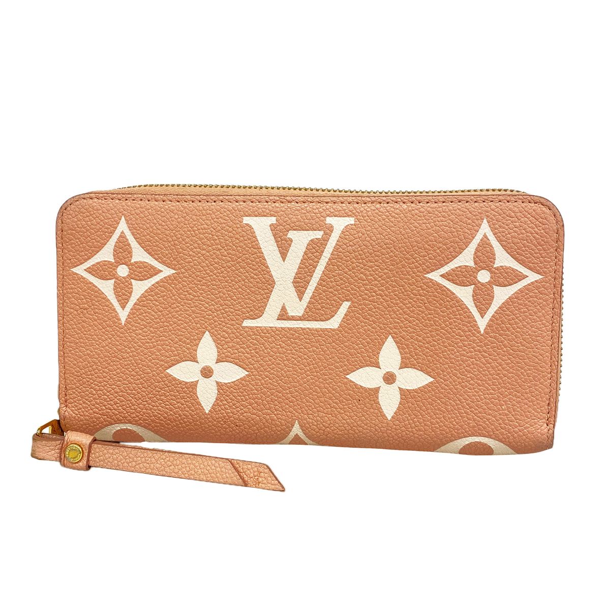 Louis Vuitton Wallet Monogram Empreinte Bicolor Zippy Rose Trianon