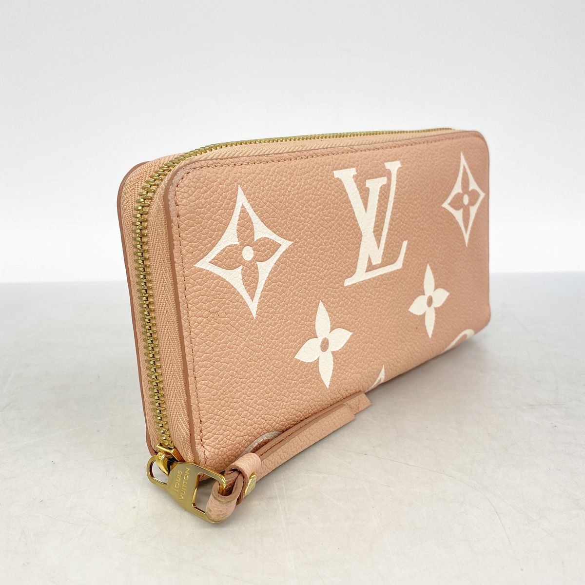 Louis Vuitton Wallet Monogram Empreinte Bicolor Zippy Rose Trianon — view 2