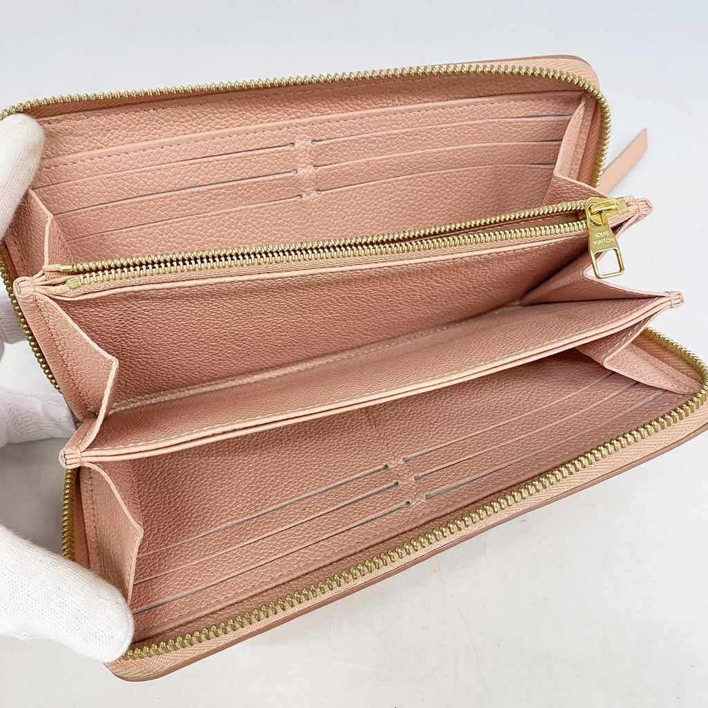 Louis Vuitton Wallet Monogram Empreinte Bicolor Zippy Rose Trianon — view 3