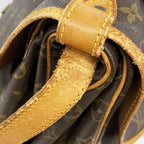 Louis Vuitton Shoulder Bag Monogram Saumur 35 Brown — view 8