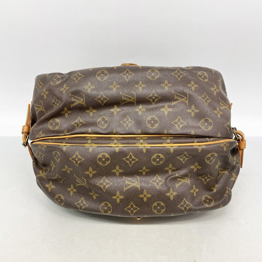 Louis Vuitton Shoulder Bag Monogram Saumur 35 Brown — view 3