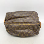 Louis Vuitton Shoulder Bag Monogram Saumur 35 Brown — view 3