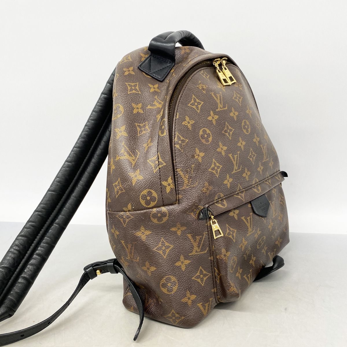 Louis Vuitton Backpack Monogram Palm Springs MM Brown — view 2