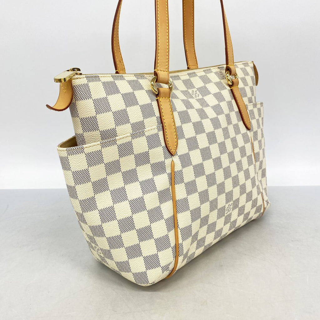Louis Vuitton Tote Bag Damier Azur Totally PM White — view 2