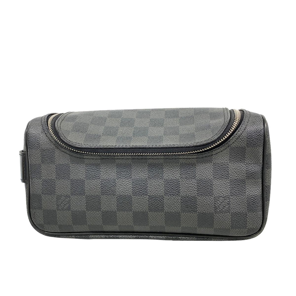 Louis Vuitton Pouch Damier Graphite Toilette Black Gray