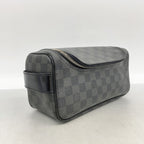 Louis Vuitton Pouch Damier Graphite Toilette Black Gray — view 2