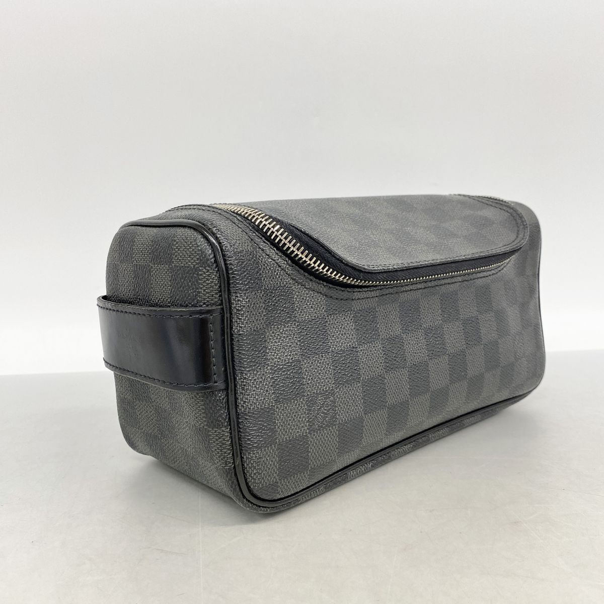 Louis Vuitton Pouch Damier Graphite Toilette Black Gray — view 2