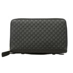 Gucci Wallet Micro Guccissima Leather Black Silver