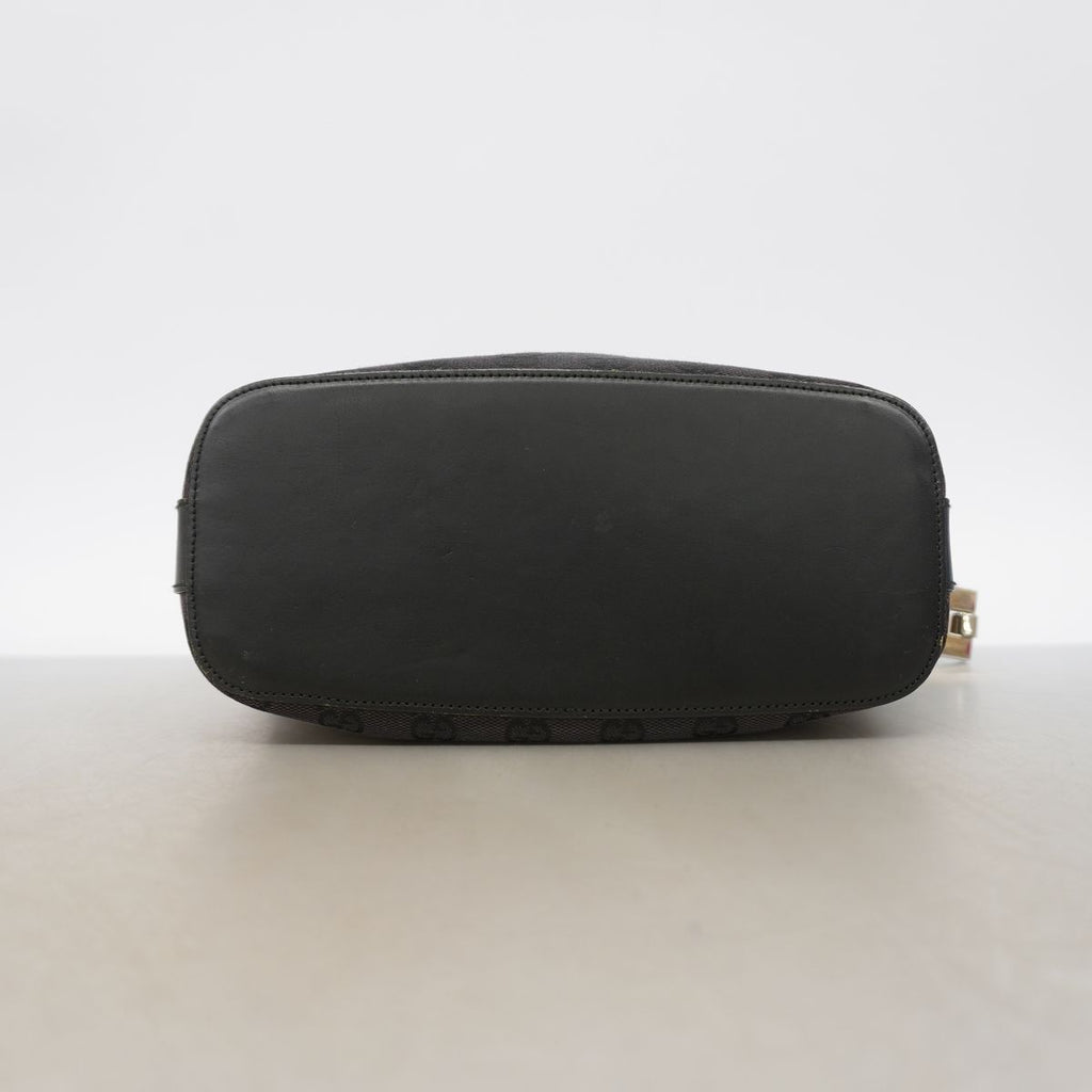 Gucci Shoulder Bag GG Canvas Black Silver — view 3